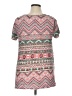 New Directions Pink Short Sleeve Top Size XL - photo 2
