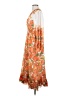 Vineet Bahl 100% Polyester Orange Casual Dress Size S - photo 5