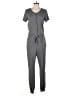 Any Body Houndstooth Gray Jumpsuit Size M - photo 1