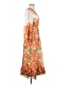 Vineet Bahl 100% Polyester Orange Casual Dress Size S - photo 4