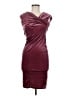 Assorted Brands 100% Polyester Solid Burgundy Cocktail Dress Size S - photo 1
