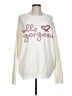 Assorted Brands Hearts White Sweatshirt Size L - photo 1