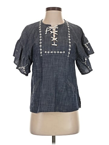 Banjanan Short Sleeve Blouse (view 1)