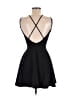 Glare Solid Black Cocktail Dress Size S - photo 2
