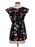 Tricia Fix Black Short Sleeve Blouse Size S - photo 2