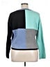 THML Color Block Blue Pullover Sweater Size XL - photo 2