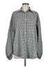 Unbranded Houndstooth Black Long Sleeve Blouse Size M - photo 1