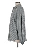 Unbranded Houndstooth Black Long Sleeve Blouse Size M - photo 5