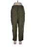 Ann Taylor LOFT 100% Lyocell Green Cargo Pants Size L - photo 2