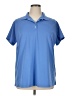 Lands' End 100% Polyester Blue Short Sleeve Blouse Size 1X - photo 1