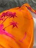 Unbranded Floral Yellow Swimsuit Top Size M - photo 3