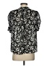 J.Crew 100% Polyester Black Short Sleeve Blouse Size S - photo 2