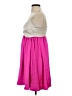 Fore Color Block Pink Cocktail Dress Size S - photo 5