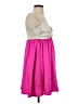 Fore Color Block Pink Cocktail Dress Size S - photo 4
