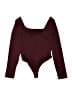 Project Social T Burgundy Bodysuit Size M - photo 2