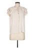 Ulla Johnson 100% Polyester Ivory Short Sleeve Blouse Size 2 - photo 1
