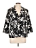 Assorted Brands Tropical Black Blazer Size L - photo 1