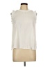 Skies Are Blue 100% Polyester Ivory Sleeveless Blouse Size L - photo 1