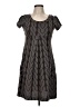 En Focus Studio Chevron-herringbone Gray Casual Dress Size 6 - photo 1
