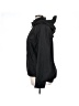 Unbranded 100% Polyester Solid Black Windbreaker Size XL - photo 5