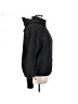 Unbranded 100% Polyester Solid Black Windbreaker Size XL - photo 4