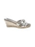 J.Crew Silver Gold Wedges Size 6 - photo 1