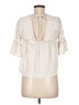 Maven West Ivory Short Sleeve Blouse Size XS - photo 2
