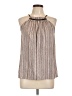 Unbranded Tan Sleeveless Blouse Size L - photo 1