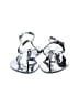 Coach Silver Black Jelly Sandals Size 10 - photo 2