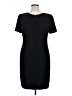 Talbots 100% Polyester Solid Black Casual Dress Size 16 - photo 2