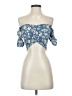 Assorted Brands Blue 3/4 Sleeve Blouse One size - photo 1