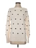 Ann Taylor LOFT Polka Dots Ivory Pullover Sweater Size S - photo 1
