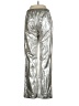 YFB Metallic Silver Casual Pants Size XS - photo 2