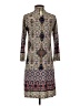 Freeway Paisley Brown Casual Dress Size S - photo 2