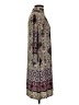 Freeway Paisley Brown Casual Dress Size S - photo 4