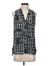 Vince Camuto 100% Polyester Black Sleeveless Blouse Size S - photo 1