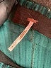 Free People Chevron-herringbone Green Teal Casual Pants Size S - photo 4