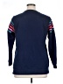 Lands' End Stripes Blue Sweatshirt Size XL - photo 2