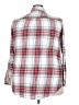 Faded Glory 100% Cotton Plaid White Long Sleeve Button-Down Shirt Size 3X - photo 2