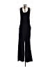 Zoa 100% Polyester Solid Black Jumpsuit Size M - photo 2