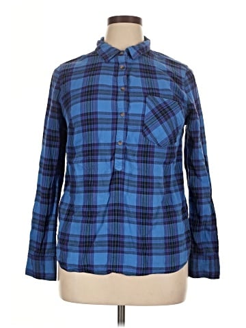 Merona Long Sleeve Button-Down Shirt (view 1)