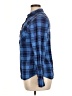 Merona 100% Cotton Plaid Blue Long Sleeve Button-Down Shirt Size XL - photo 5