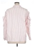 Harshman Stripes Pink Long Sleeve Blouse Size 1X - photo 2