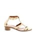 AQUATALIA Gold Sandals Size 7 - photo 1