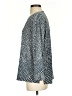 Nic + Zoe Blue 3/4 Sleeve Blouse Size S - photo 5