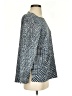 Nic + Zoe Blue 3/4 Sleeve Blouse Size S - photo 4