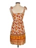 Shein Paisley Orange Casual Dress Size 2 - photo 2