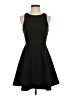Francesca's 100% Polyester Solid Black Cocktail Dress Size S - photo 1
