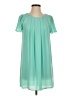 Everly Solid Teal Casual Dress Size S - photo 1