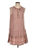 Max Studio 100% Rayon Paisley Orange Red Casual Dress Size XS (estimated) - photo 1